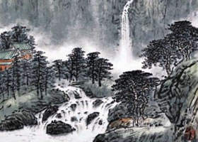 水墨山水畫烘染法