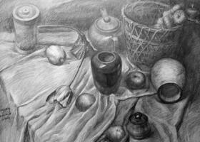 素描靜物畫的作畫步驟