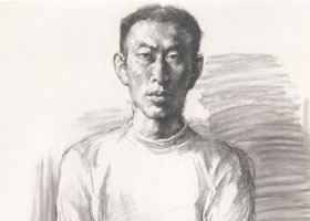 男青年像素描作畫(huà)步驟