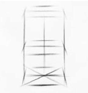 圓錐體的素描畫法步驟02，幾何形體素描訓(xùn)練