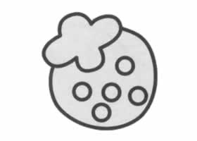 草莓簡(jiǎn)筆畫(huà)