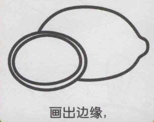 檸檬簡(jiǎn)筆畫(huà)畫(huà)法步驟04