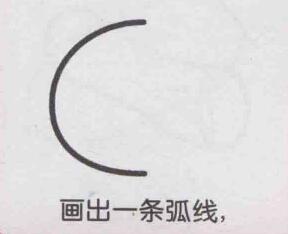 橘子簡筆畫畫法步驟01