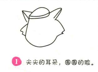 灰太狼簡(jiǎn)筆畫畫法步驟01