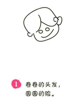 丘比特簡筆畫畫法步驟01