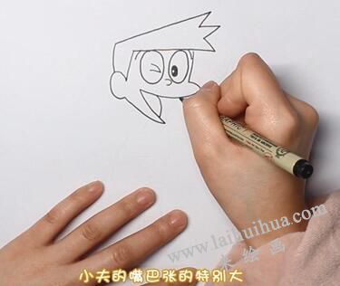 小夫簡(jiǎn)筆畫畫法步驟01