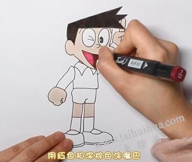 小夫簡(jiǎn)筆畫畫法步驟03