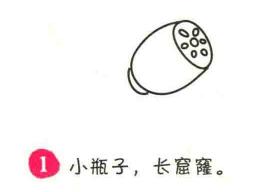 蓮藕簡(jiǎn)筆畫(huà)畫(huà)法步驟01