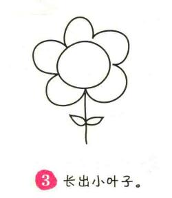太陽(yáng)花簡(jiǎn)筆畫(huà)畫(huà)法步驟03