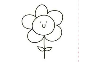 太陽(yáng)花簡(jiǎn)筆畫(huà)