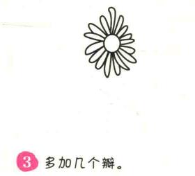 菊花簡(jiǎn)筆畫畫法步驟03