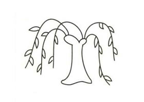 柳樹(shù)簡(jiǎn)筆畫(huà)