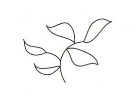 樹(shù)葉簡(jiǎn)筆畫（二）