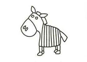 斑馬簡(jiǎn)筆畫（二）