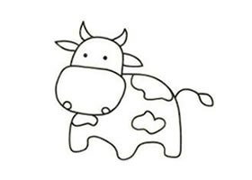 小牛簡(jiǎn)筆畫