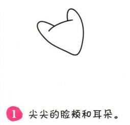 狐貍簡(jiǎn)筆畫(huà)畫(huà)法步驟01