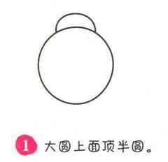 瓢蟲簡筆畫畫法步驟01
