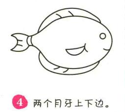 小魚簡筆畫畫法步驟04