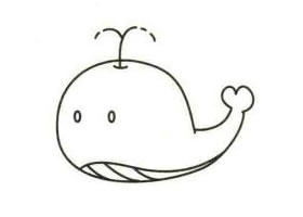 鯨魚(yú)簡(jiǎn)筆畫