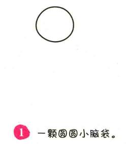 女孩簡(jiǎn)筆畫畫法步驟01