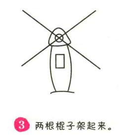 風(fēng)車簡筆畫畫法步驟03