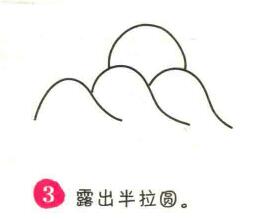 日出簡(jiǎn)筆畫(huà)畫(huà)法步驟03