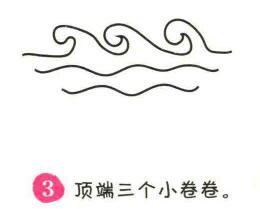 河流簡筆畫畫法步驟03