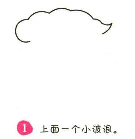 閃電簡筆畫畫法步驟01