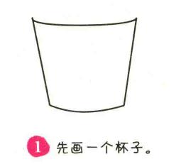 爆米花簡筆畫畫法步驟01