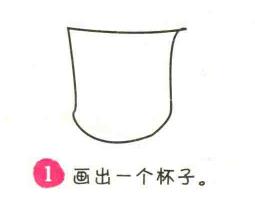 啤酒簡筆畫畫法步驟01
