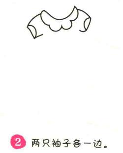 連衣裙簡(jiǎn)筆畫(huà)畫(huà)法步驟02