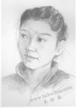 素描肖像畫(huà)步驟分解一03