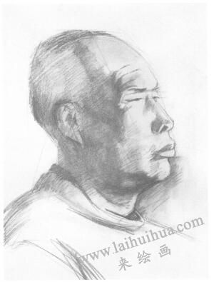 素描肖像畫(huà)步驟分解二02