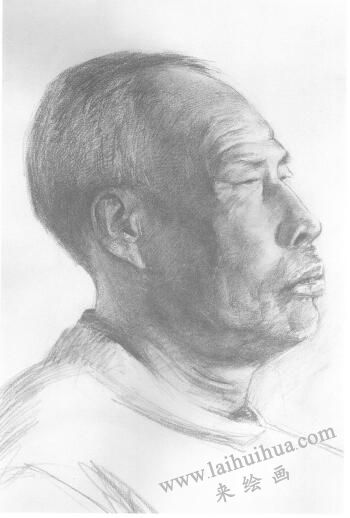 素描肖像畫(huà)步驟分解二