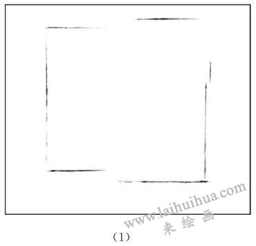 圓柱、棱錐、正方體組合的畫法步驟01