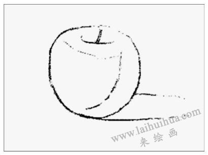 蘋果的畫法步驟01