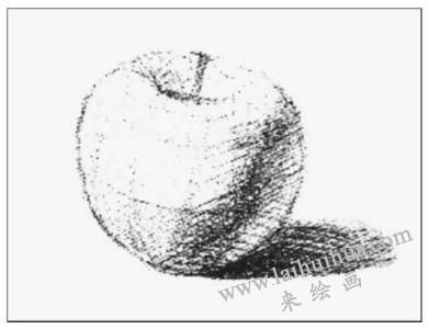 蘋果的畫法步驟02