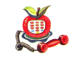 電話色鉛筆簡(jiǎn)筆畫