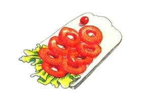 魷魚圈色鉛筆簡(jiǎn)筆畫