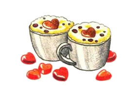 咖啡色鉛筆簡(jiǎn)筆畫