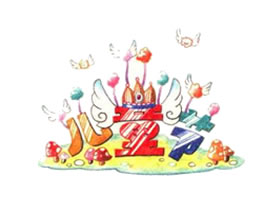 兒童節(jié)色鉛筆簡(jiǎn)筆畫