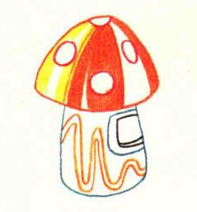 垃圾桶色鉛筆簡(jiǎn)筆畫(huà)畫(huà)法步驟03
