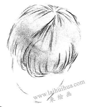 畫(huà)畫(huà)的男孩素描畫(huà)法步驟01