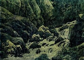 山水畫水法