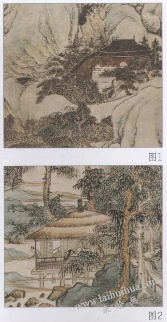 山水畫中“點(diǎn)景圖式”