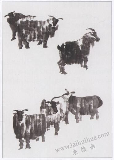 山水點(diǎn)景動(dòng)物步驟圖