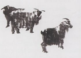 山水畫(huà)點(diǎn)景動(dòng)物畫(huà)法