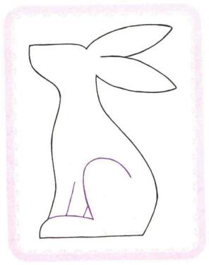 兔子簡(jiǎn)筆畫(huà)法步驟02