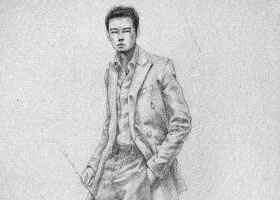 時裝畫素描實訓案例二