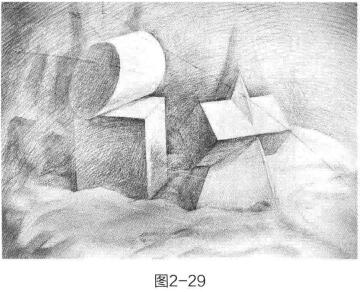 組合幾何體素描的繪畫(huà)步驟與方法04